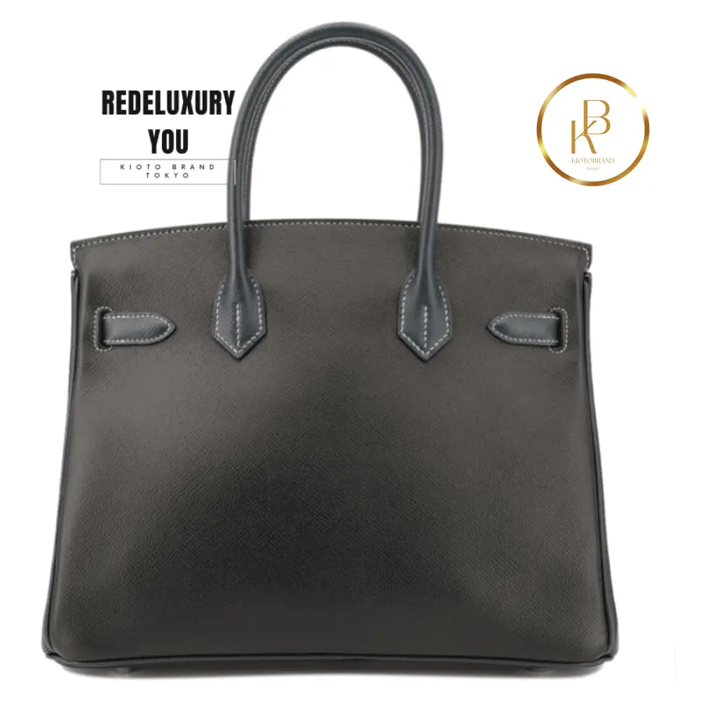 Birkin 30 Black Bleu Nuit (Special Order)