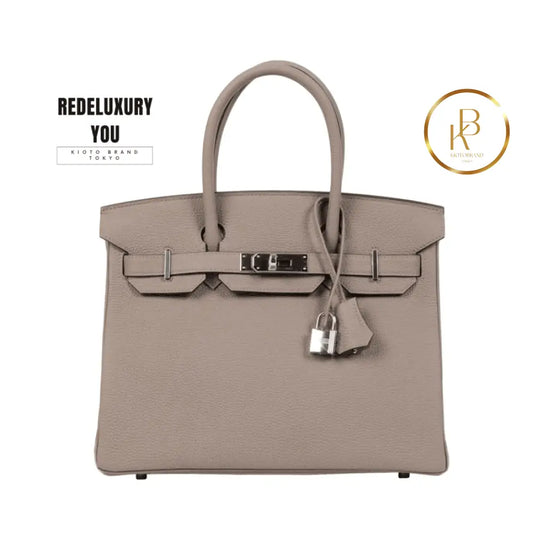 Birkin 30 Gris Asphalte Phw