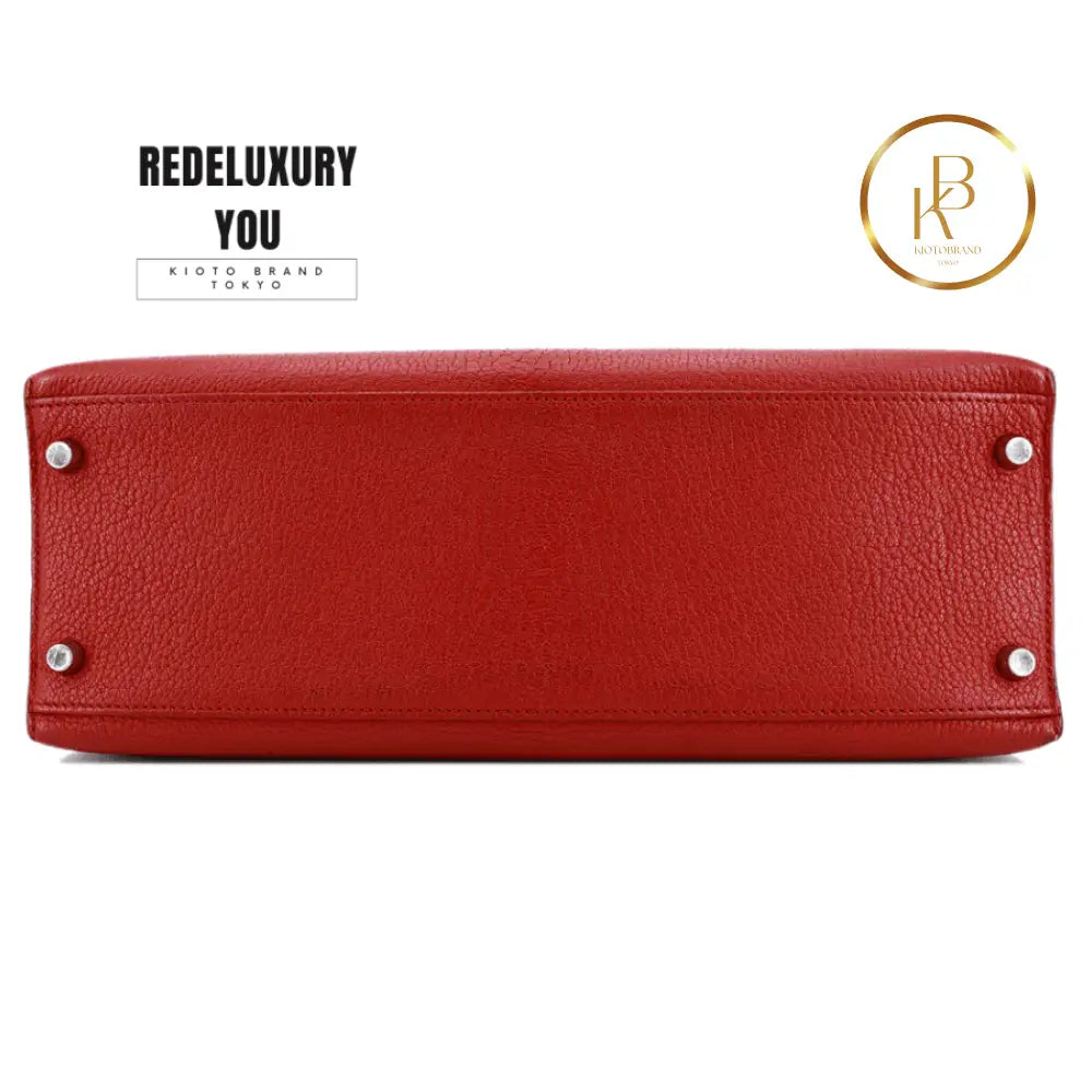 Kelly 32 Rouge Garance Chevre