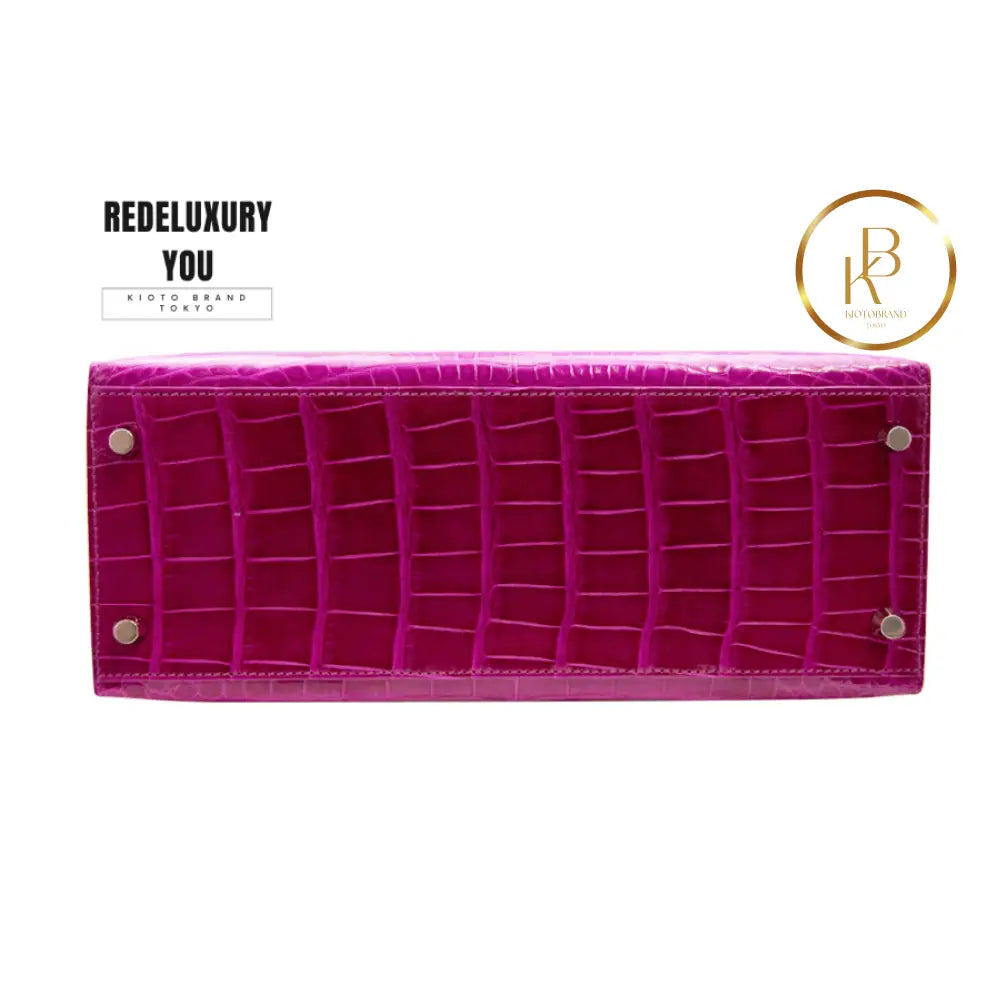 Kelly 28 Ii Sellier Rose Pourpre Pink Mississippiensis Alligator Phw