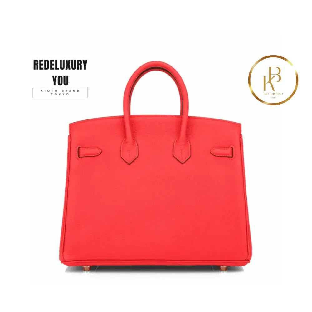 Birkin 25 Capucine Orange Red