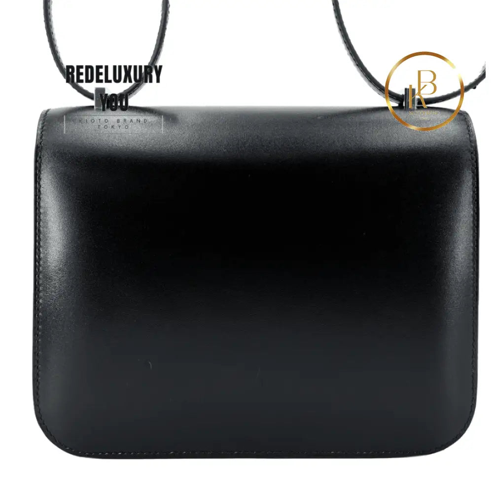 Constance Mini 18 Black Box Calfskin