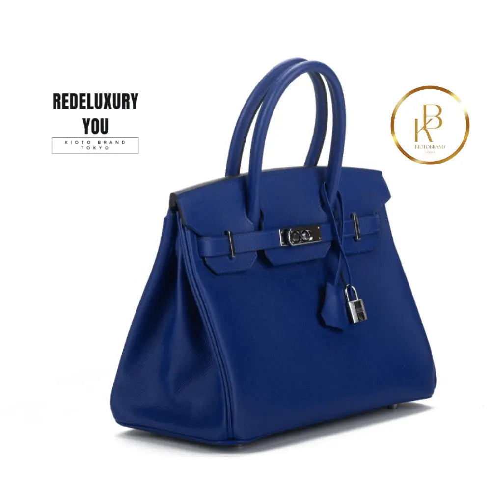 Birkin 30 Electric Blue Epsom