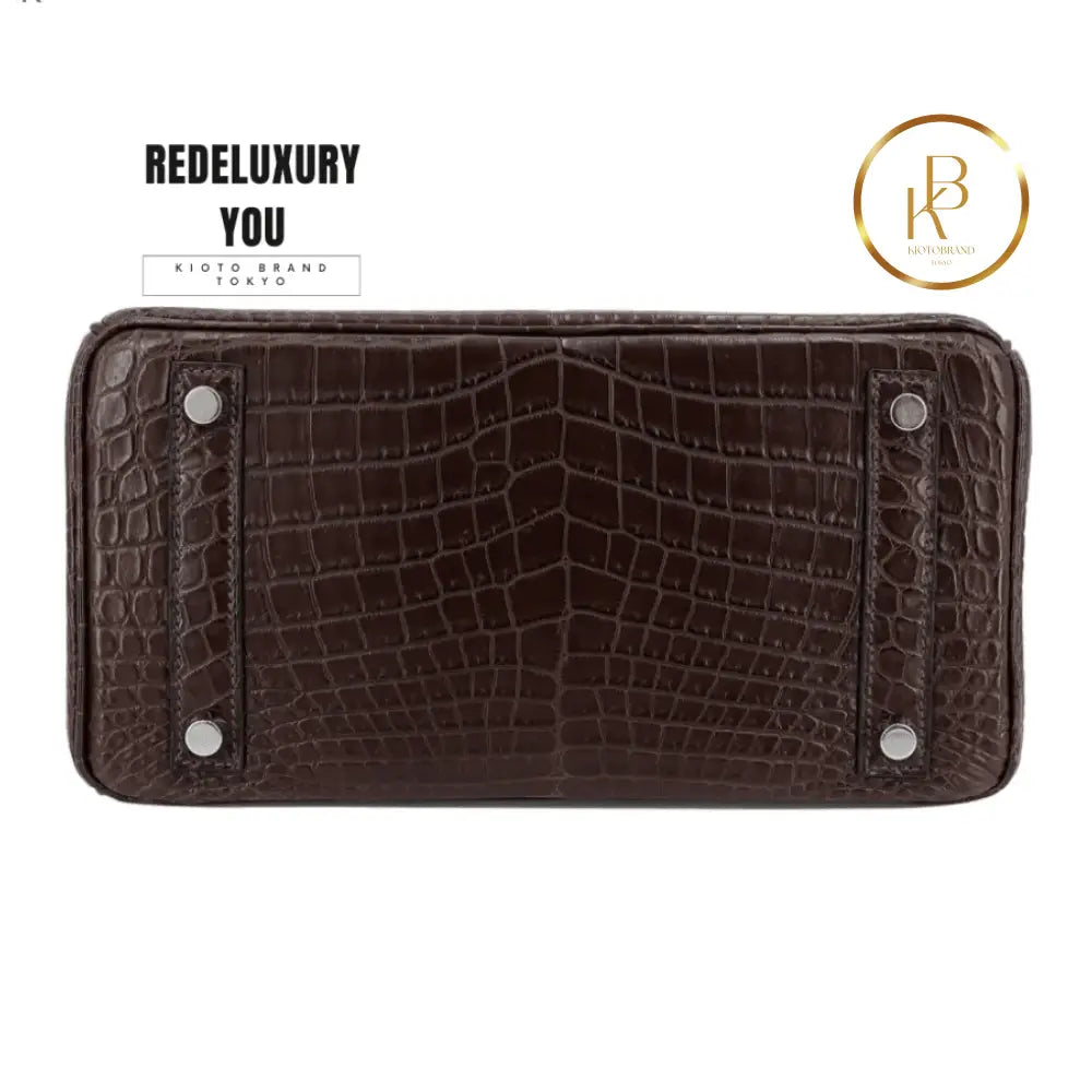 Birkin 25 Ebene Matte Niloticus Crocodile