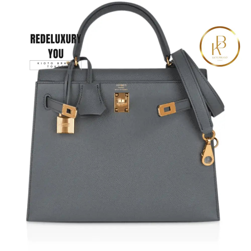 Kelly 25 Sellier Vert Amande