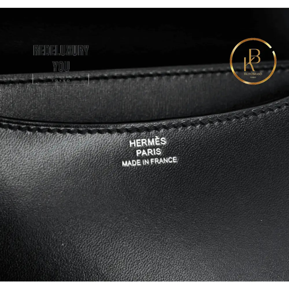 Constance Mini 18 Black Box Calfskin
