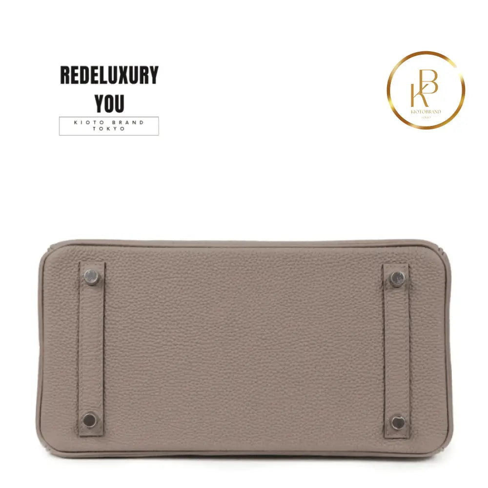 Birkin 30 Gris Asphalte Phw