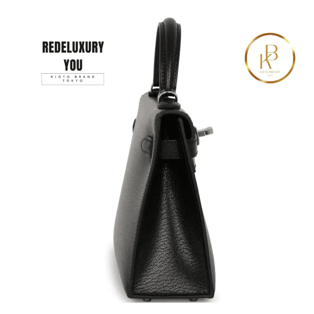 Kelly 20 Mini Sellier Black Chevre Chamkila