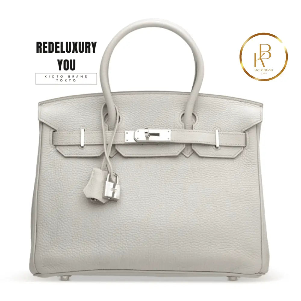 Birkin 30 Gris Perle Clemence