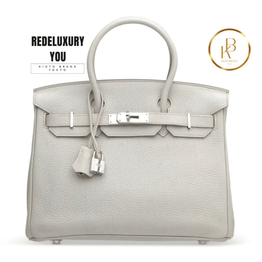 Birkin 30 Gris Perle Clemence