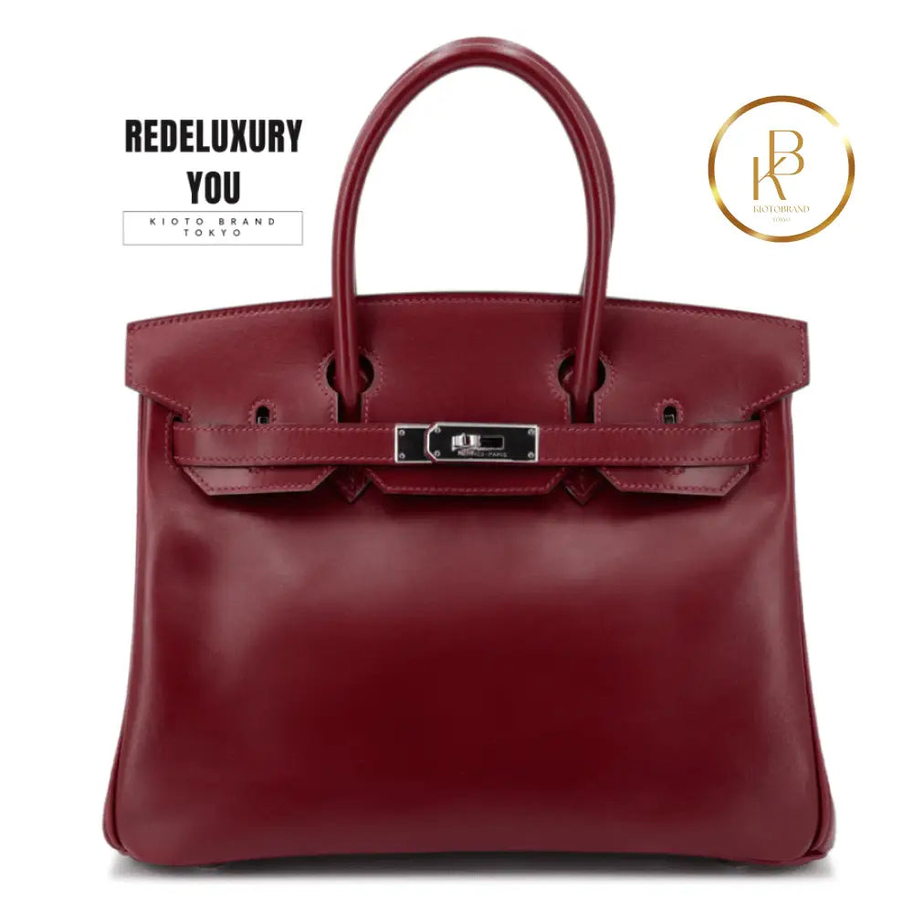 Birkin 30 Rouge Box Calf