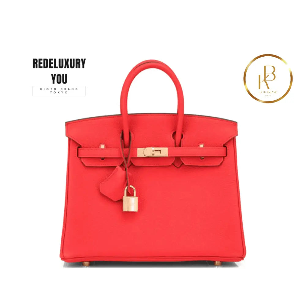 Birkin 25 Capucine Orange Red