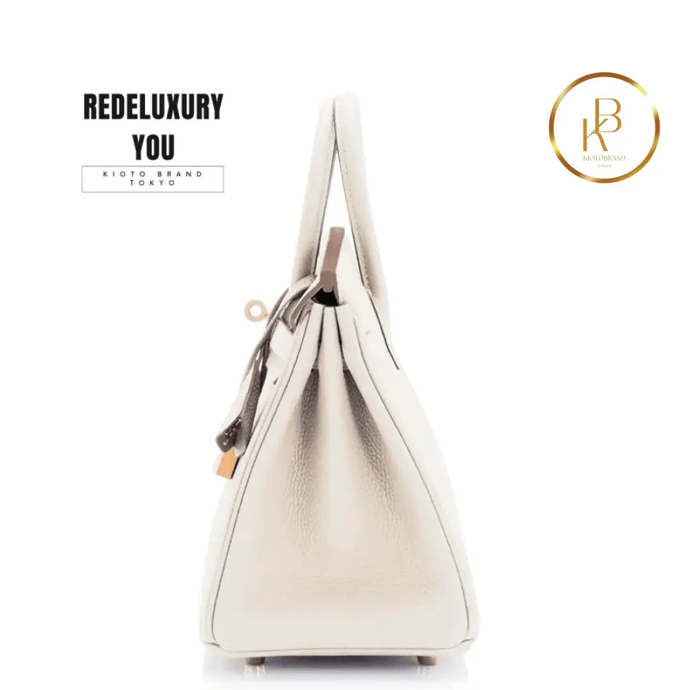 Birkin 25 Craie Rose Gold Hardware