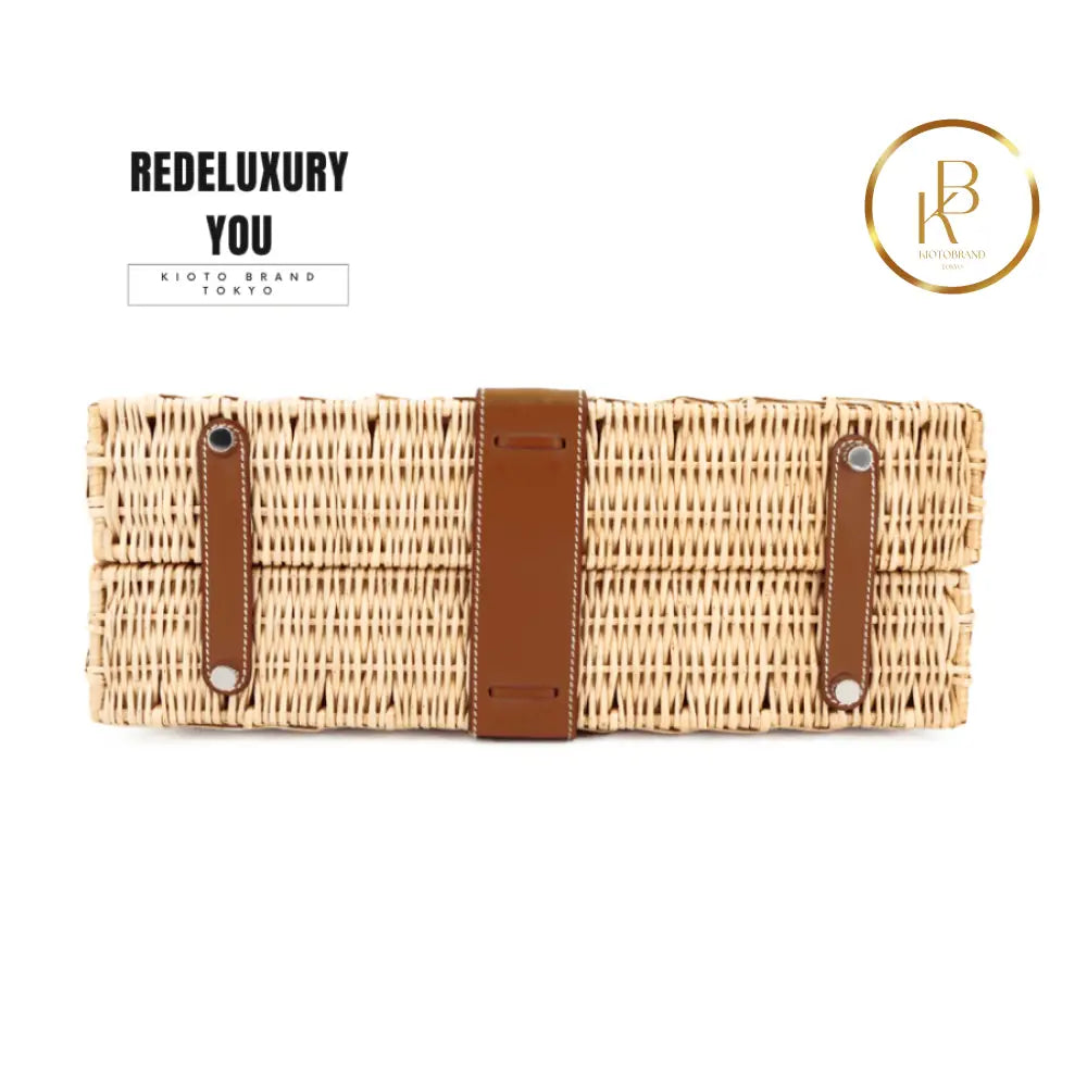 Kelly Picnic 35 Osier Wicker And Fauve Barenia (Limited Edition)