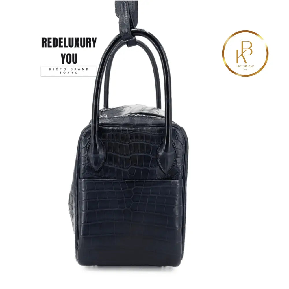 Nile Croc Lindy 26 Bleu Indigo