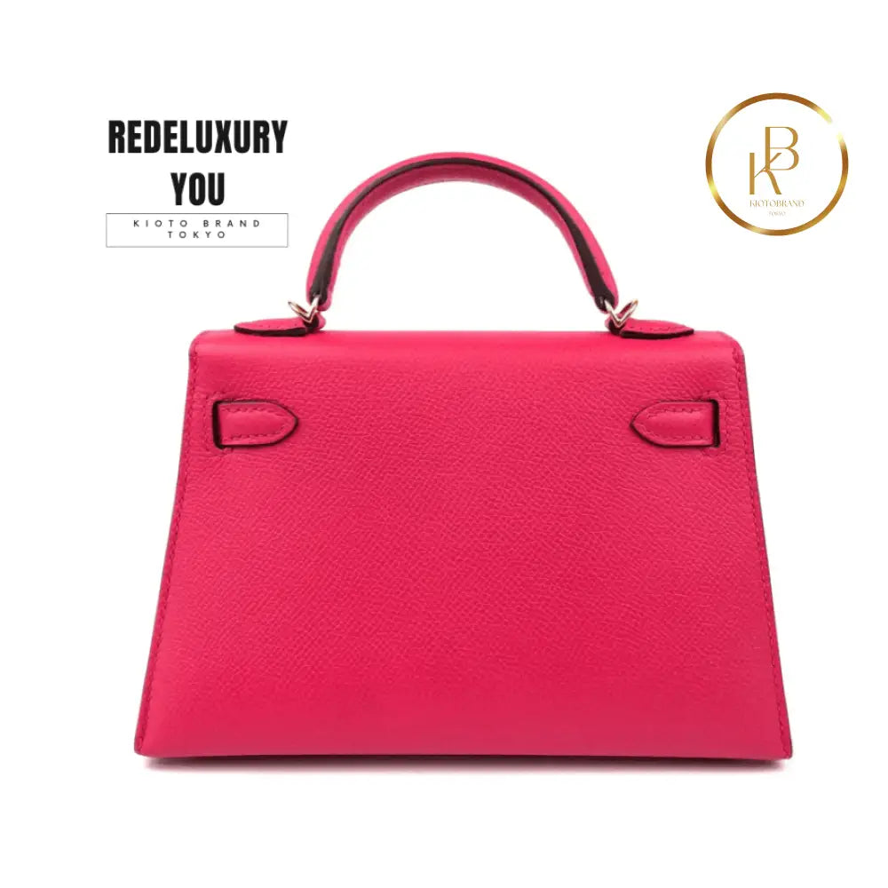 Kelly Mini 20 Rose Extreme Pink Epsom
