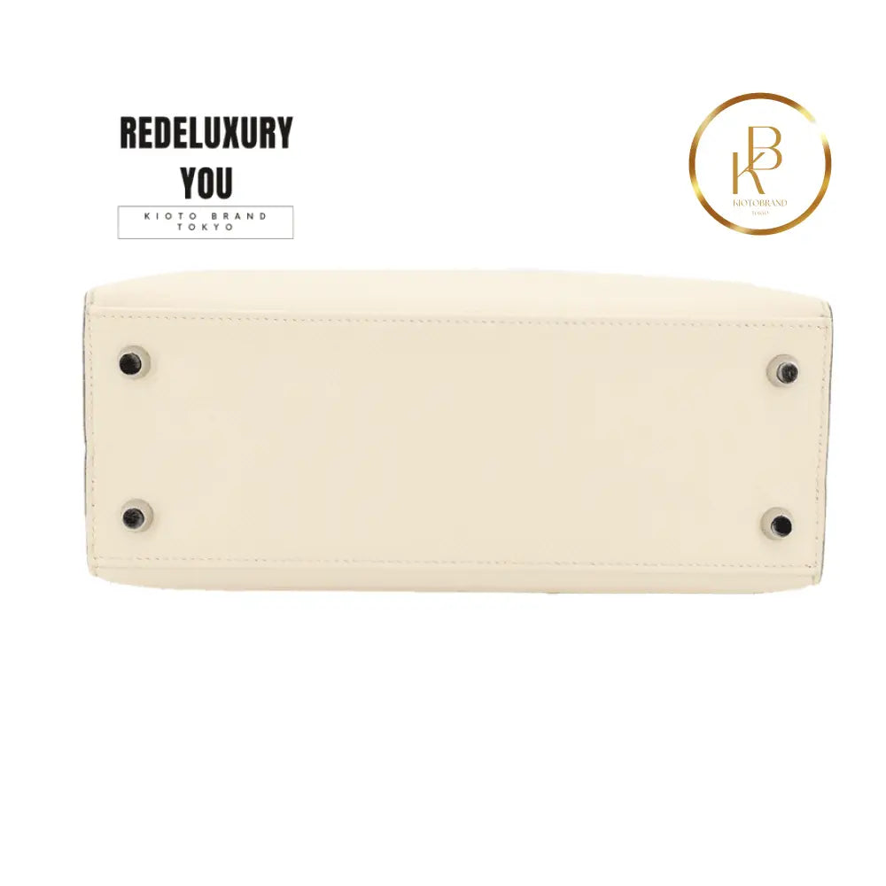 Kelly 25 Sellier Nata And Ocre