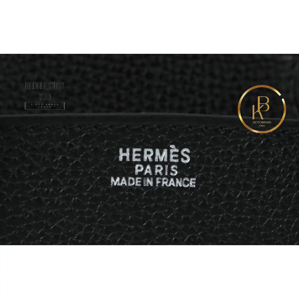 Birkin 30 Black Vache Liegee Palladium