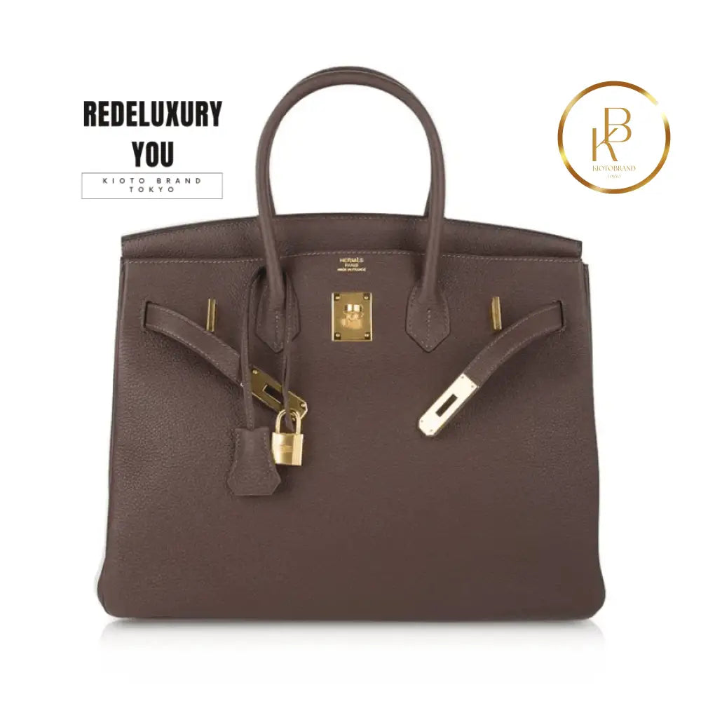 Birkin 35 Chocolate Togo