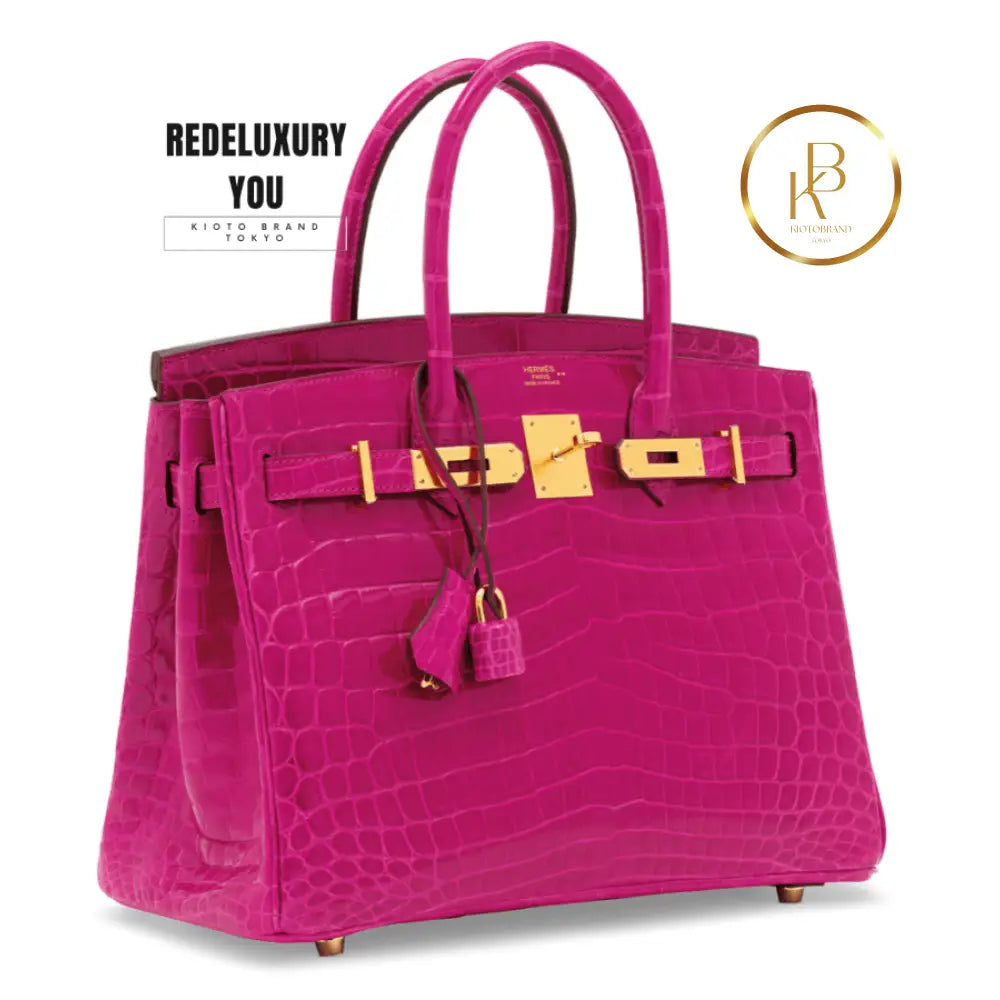 Birkin 30 Shiny Scheherazade Niloticus Crocodile