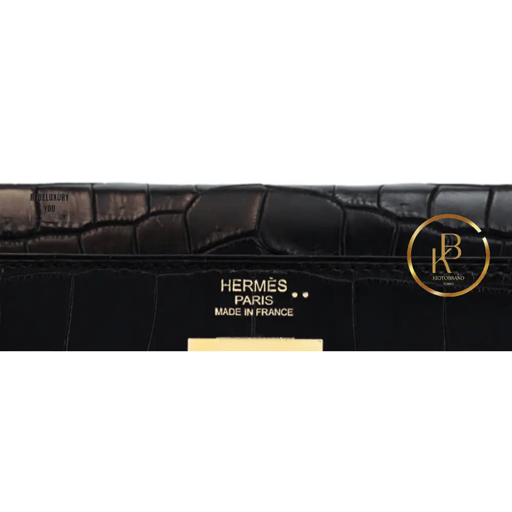 Kelly 28 Matte Nile Croc Black