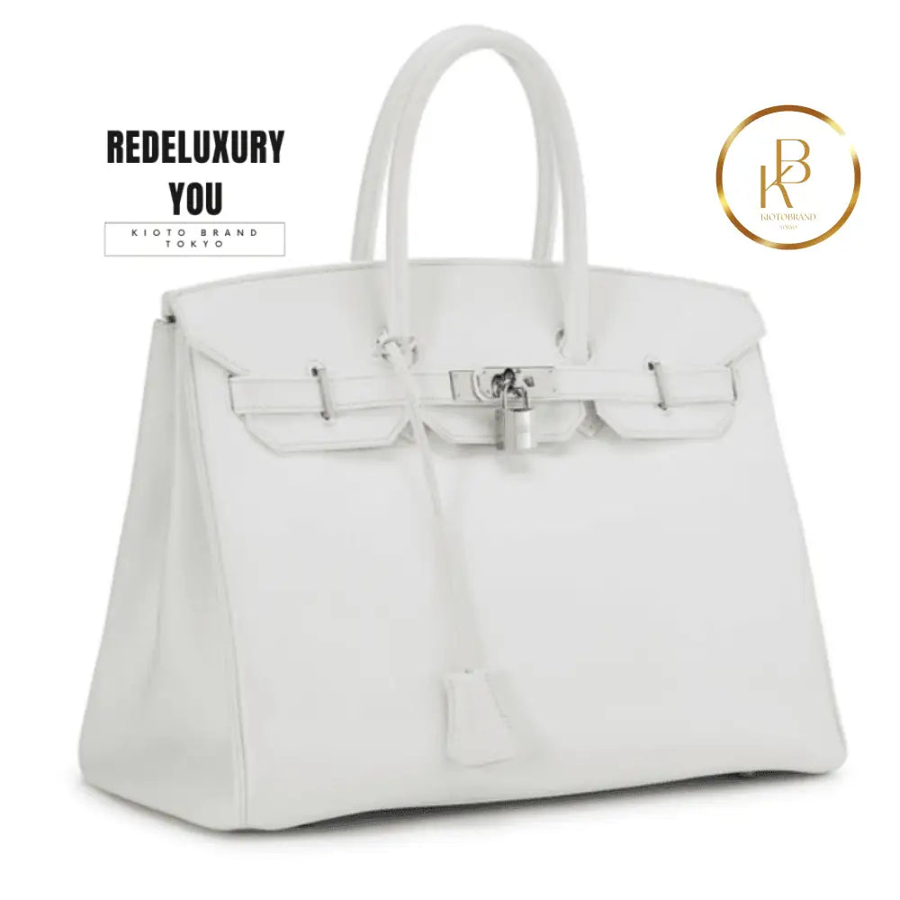 Birkin 35 White Epsom Leather
