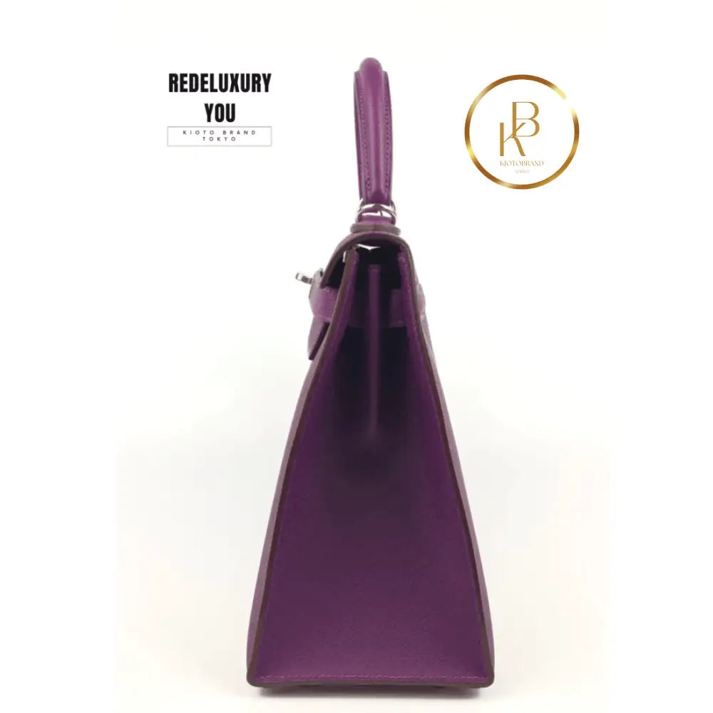 Kelly 28 Sellier Anemone Purple Epsom