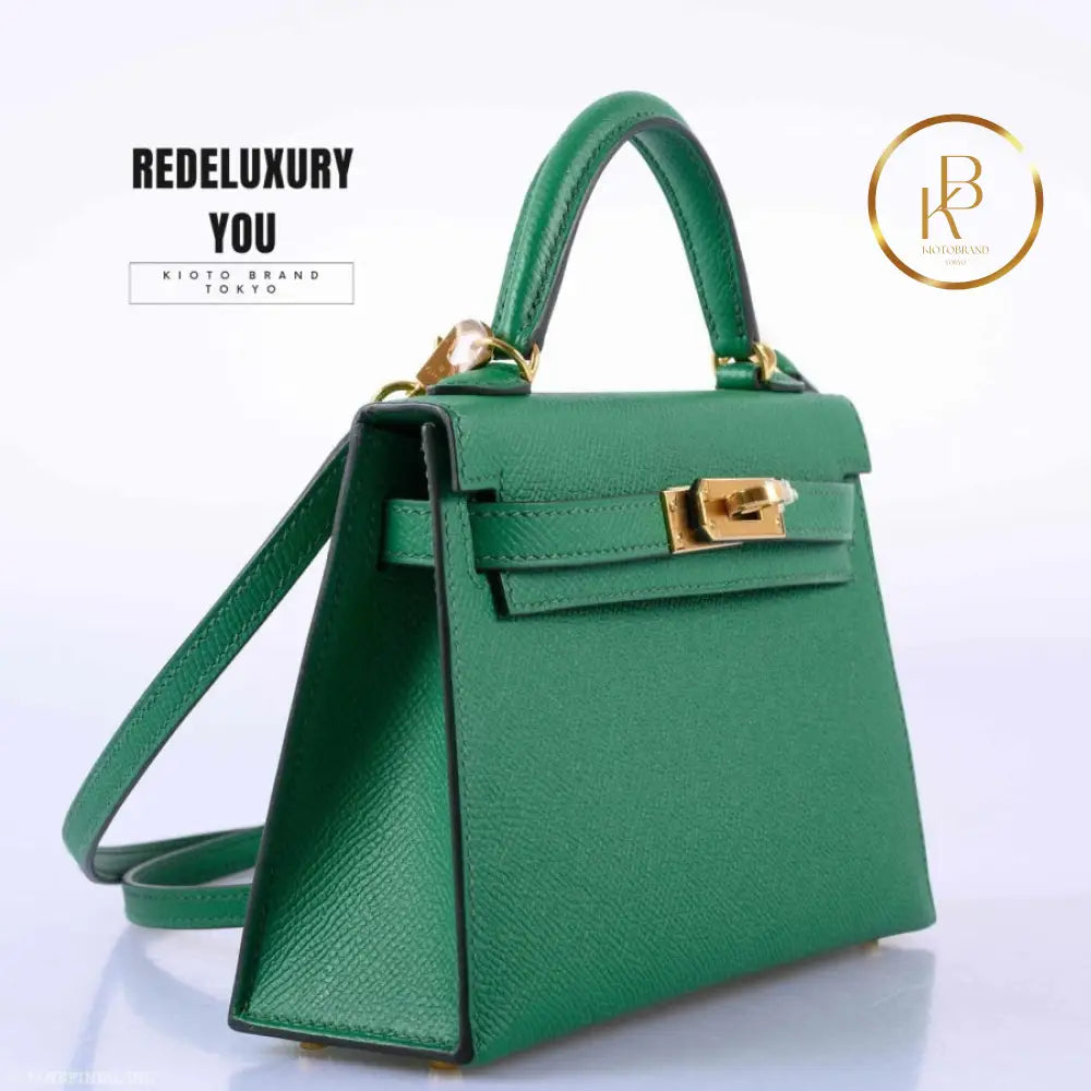 Kelly 20 Mini Ii Sellier Cactus Gold
