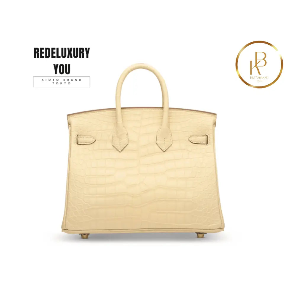 Birkin 25 Matte Vanille Alligator