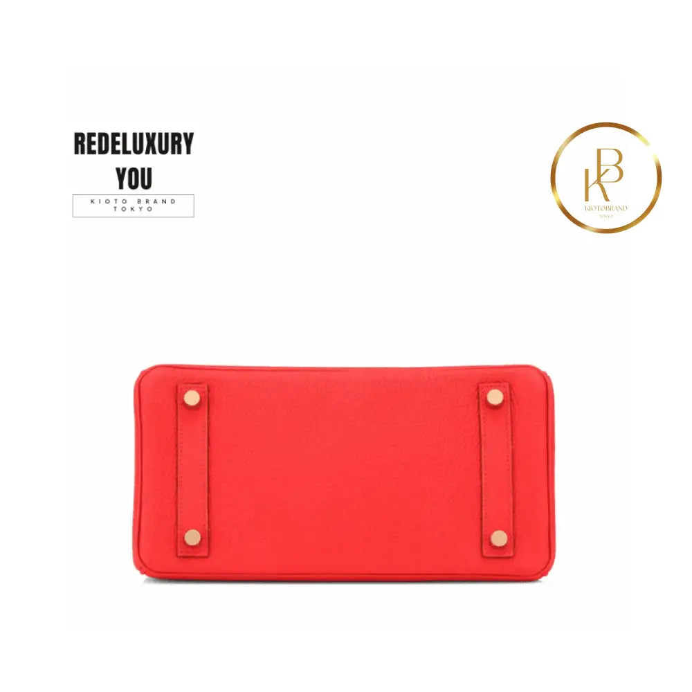 Birkin 25 Capucine Orange Red