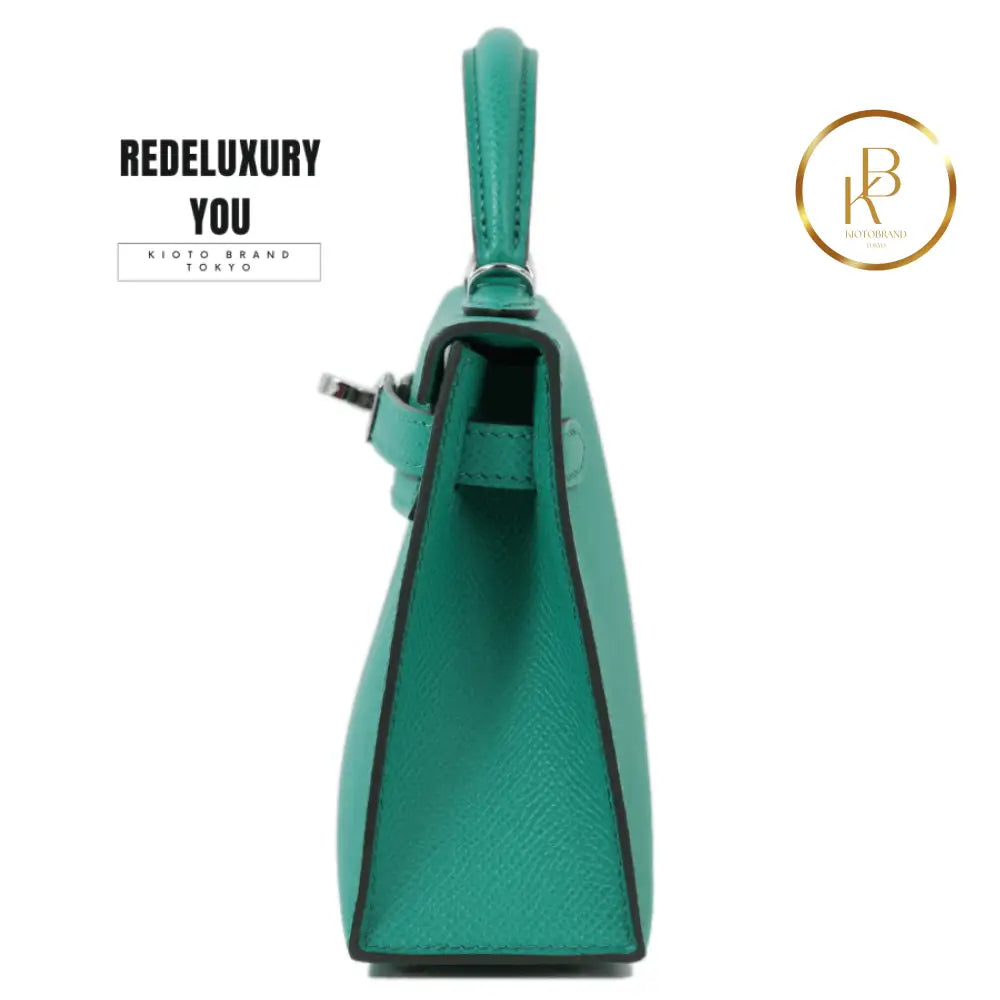 Kelly 20 Mini Ii Vert Jade Epsom