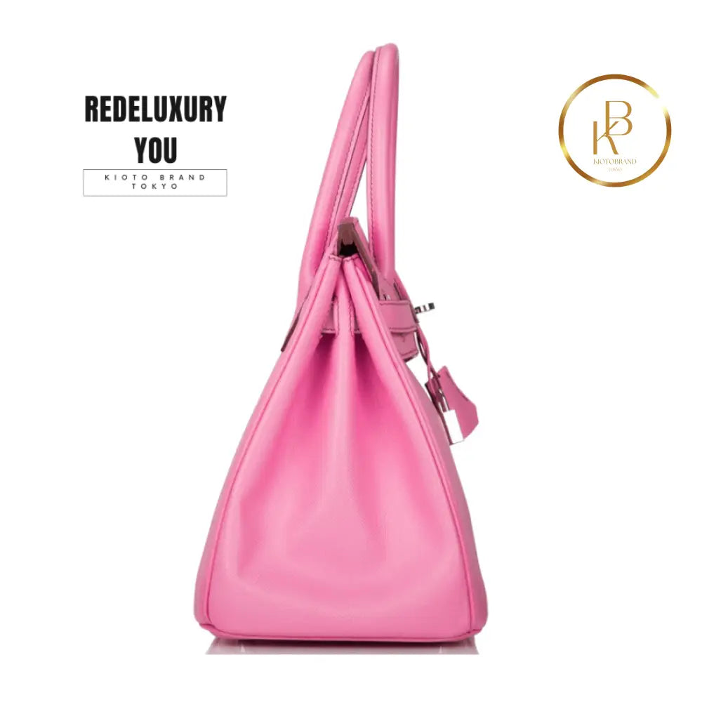 Birkin 30 5P Bubblegum Pink Palladium Hardware