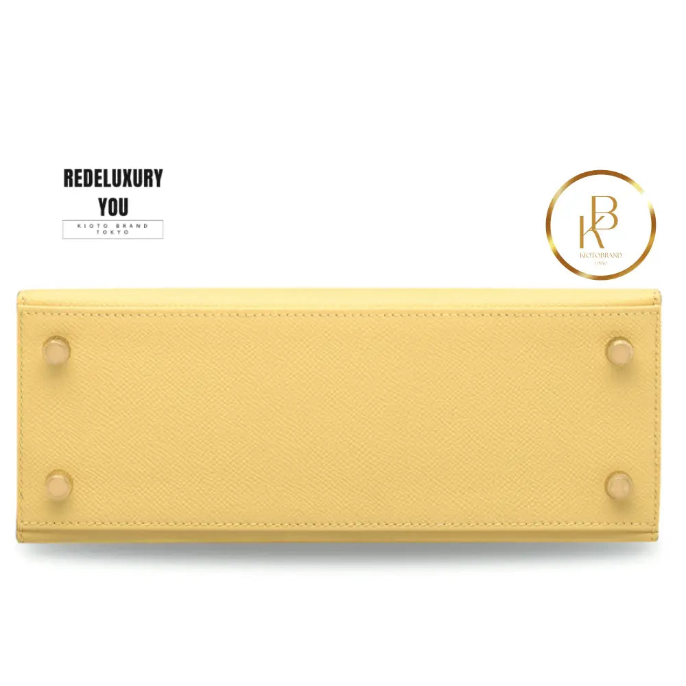 Kelly 25 Jaune Poussin Sellier