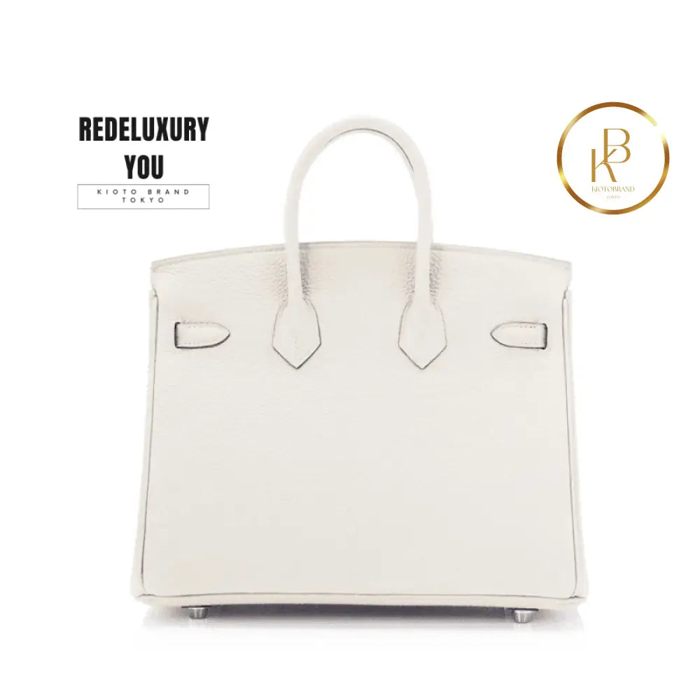 Birkin 25 Craie Rose Gold Hardware
