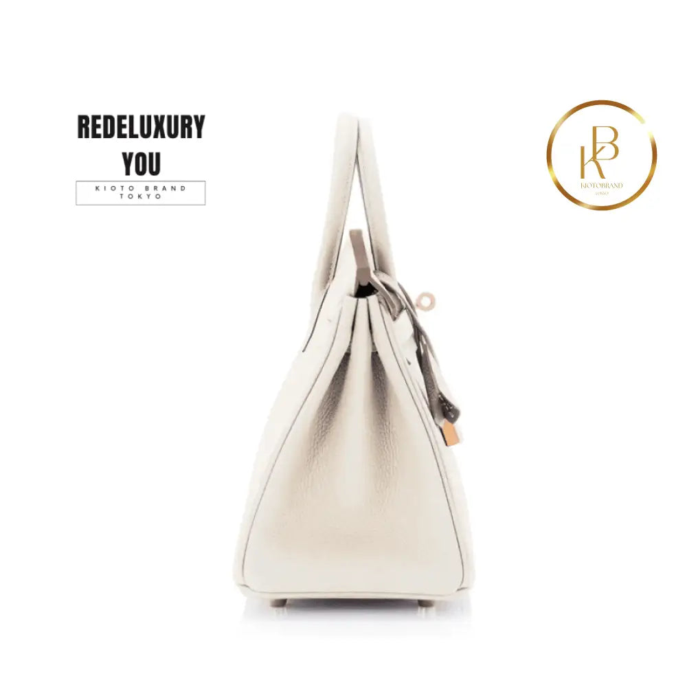 Birkin 25 Craie Rose Gold Hardware