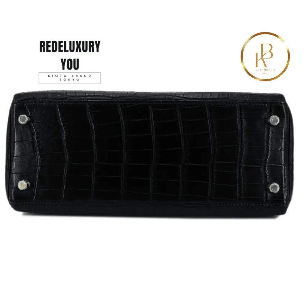 Kelly 28 Matte Nile Croc Black