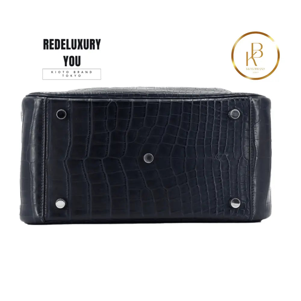 Nile Croc Lindy 26 Bleu Indigo