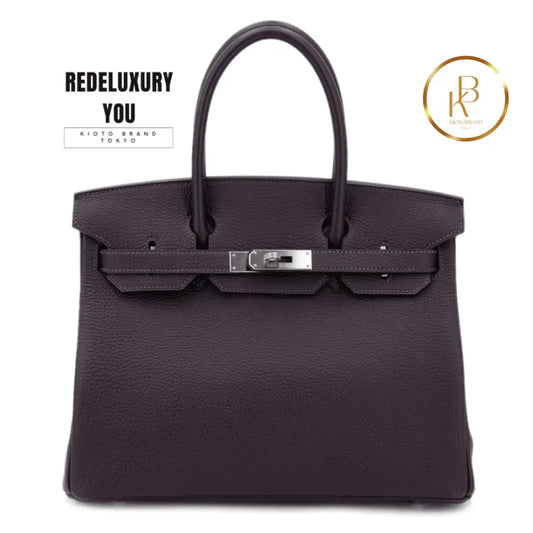 Birkin 30 Retourne Raisin Rose Sakura Togo