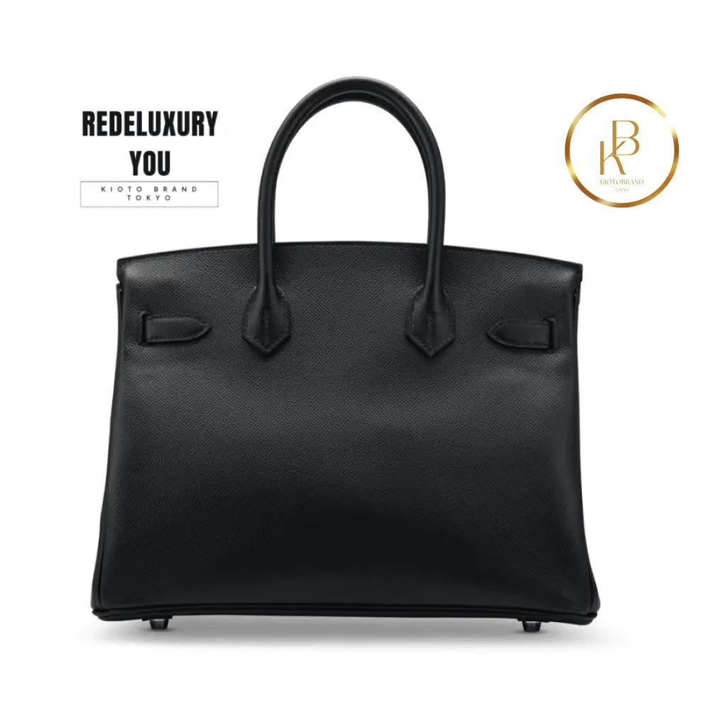 Birkin 30 Black Palladium Epsom
