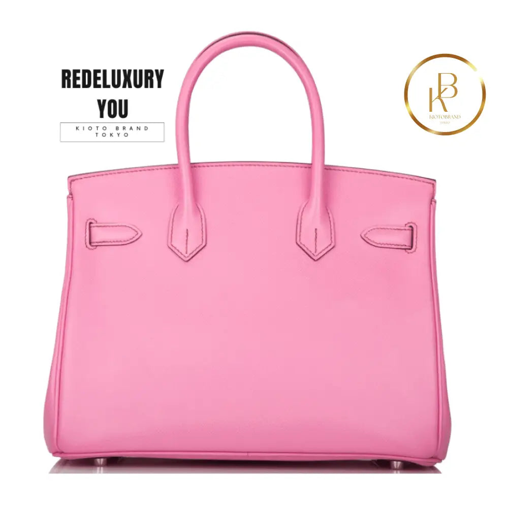 Birkin 30 5P Bubblegum Pink Palladium Hardware
