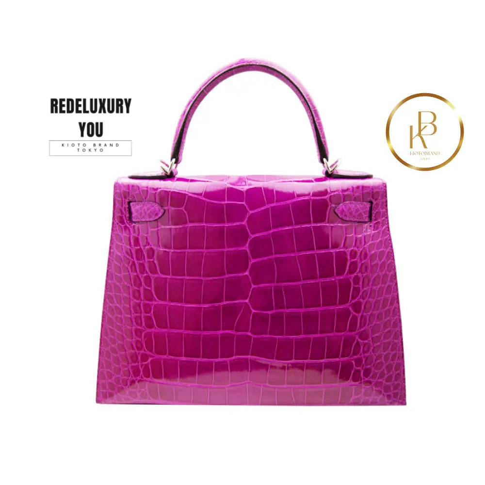 Kelly 28 Ii Sellier Rose Pourpre Pink Mississippiensis Alligator Phw