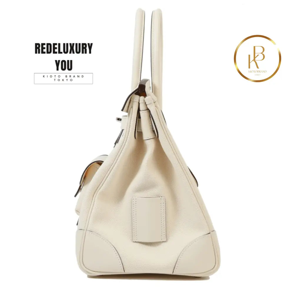 Birkin 35 Cargo Nata Swift & Toile H Canvas