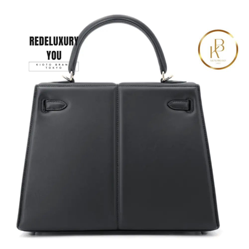 Kelly 25 Sellier Black Swift Ghw (Limited Edition)