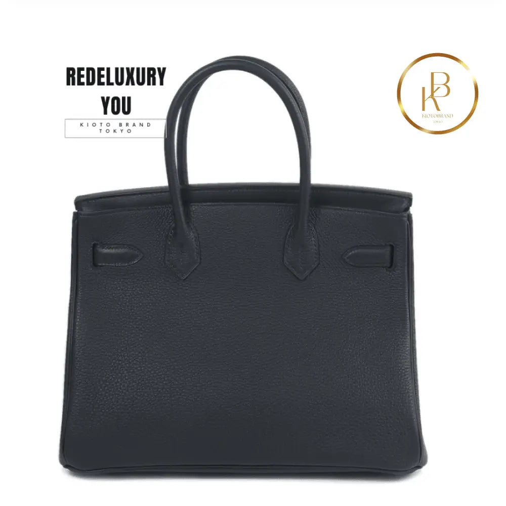Birkin 30 3 In 1 Black Swift Togo & Toile H