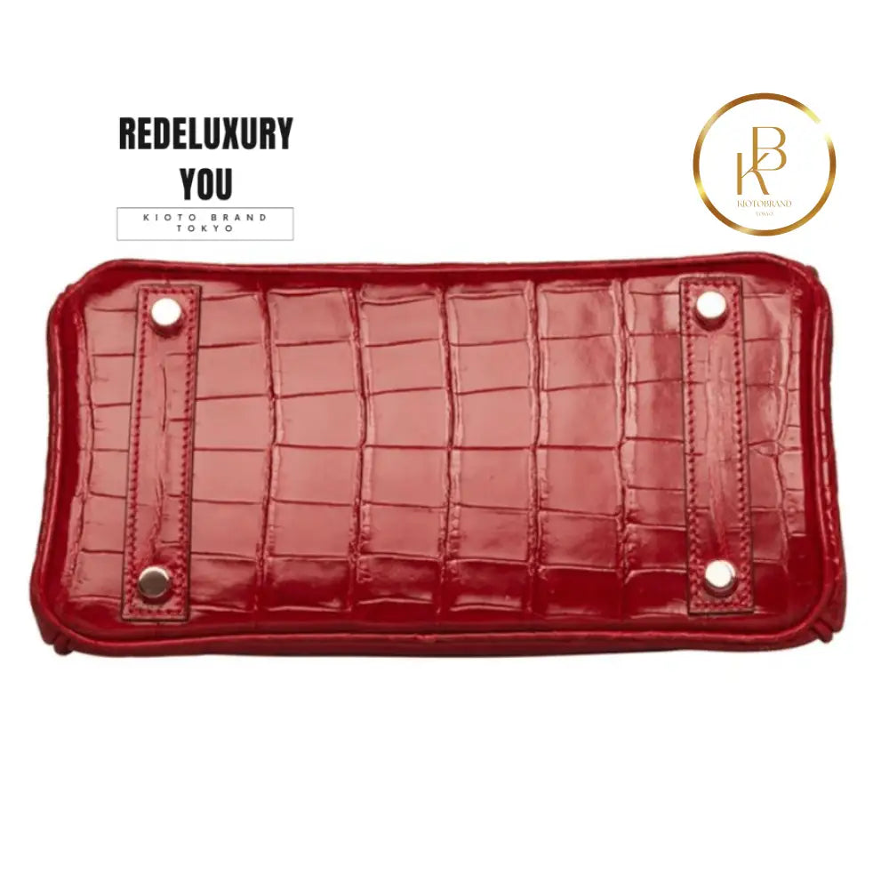 Birkin 25 Red Shiny Lisse