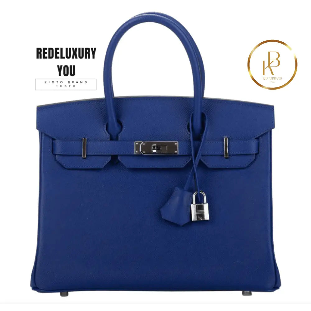Birkin 30 Electric Blue Epsom