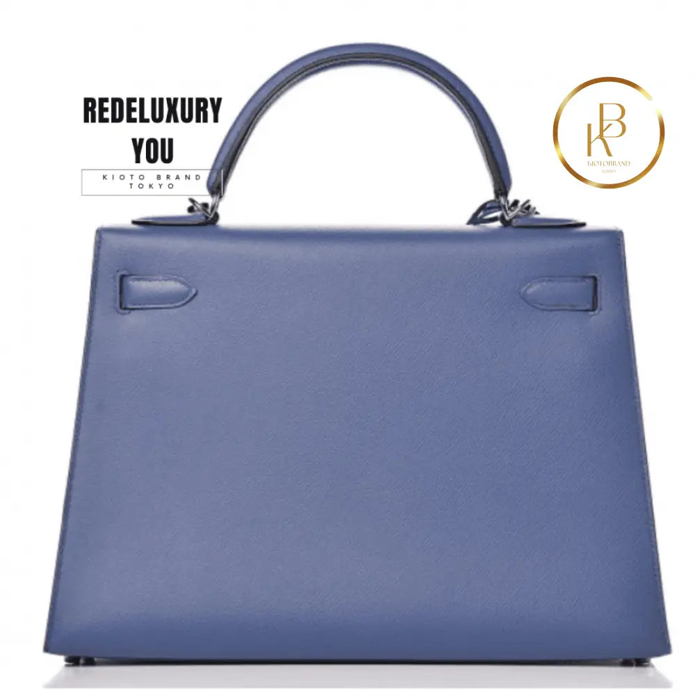 Kelly 32 Bleu Brighton Epsom Leather