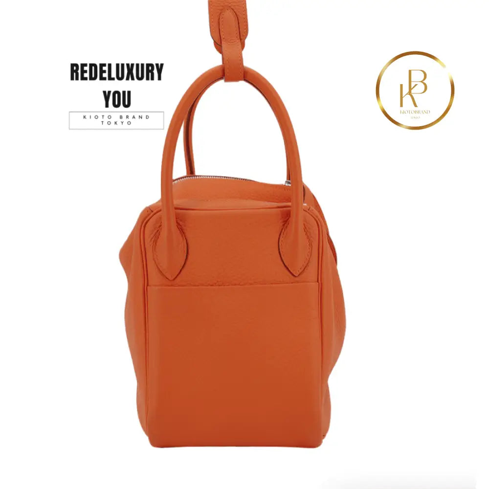 Hermes Lindy 30 Orange Clemence