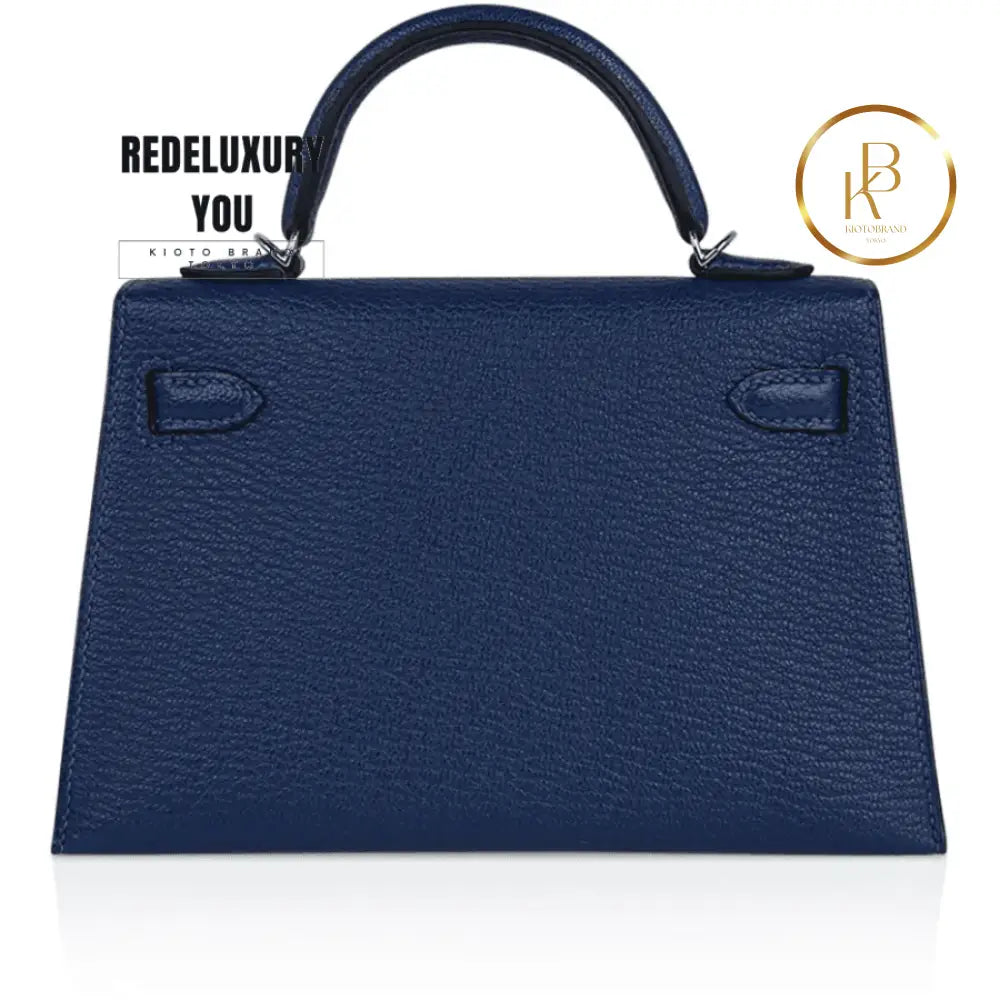 Kelly 20 Sellier Mini Deep Bleu