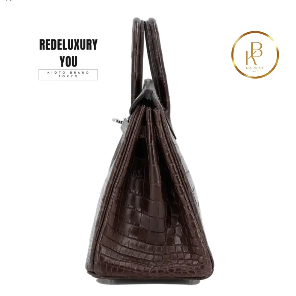 Birkin 25 Ebene Matte Niloticus Crocodile